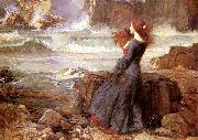 John William Waterhouse Miranda oil painting